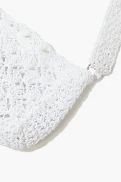 Crochet Baguette Shoulder Bag