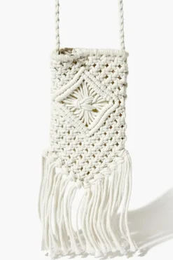 Crochet Fringe Crossbody Bag
