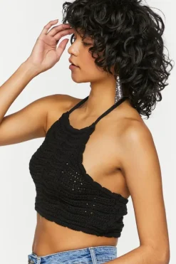 Crochet Halter Crop Top