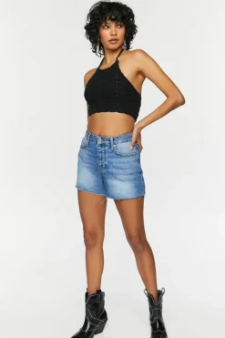 Crochet Halter Crop Top