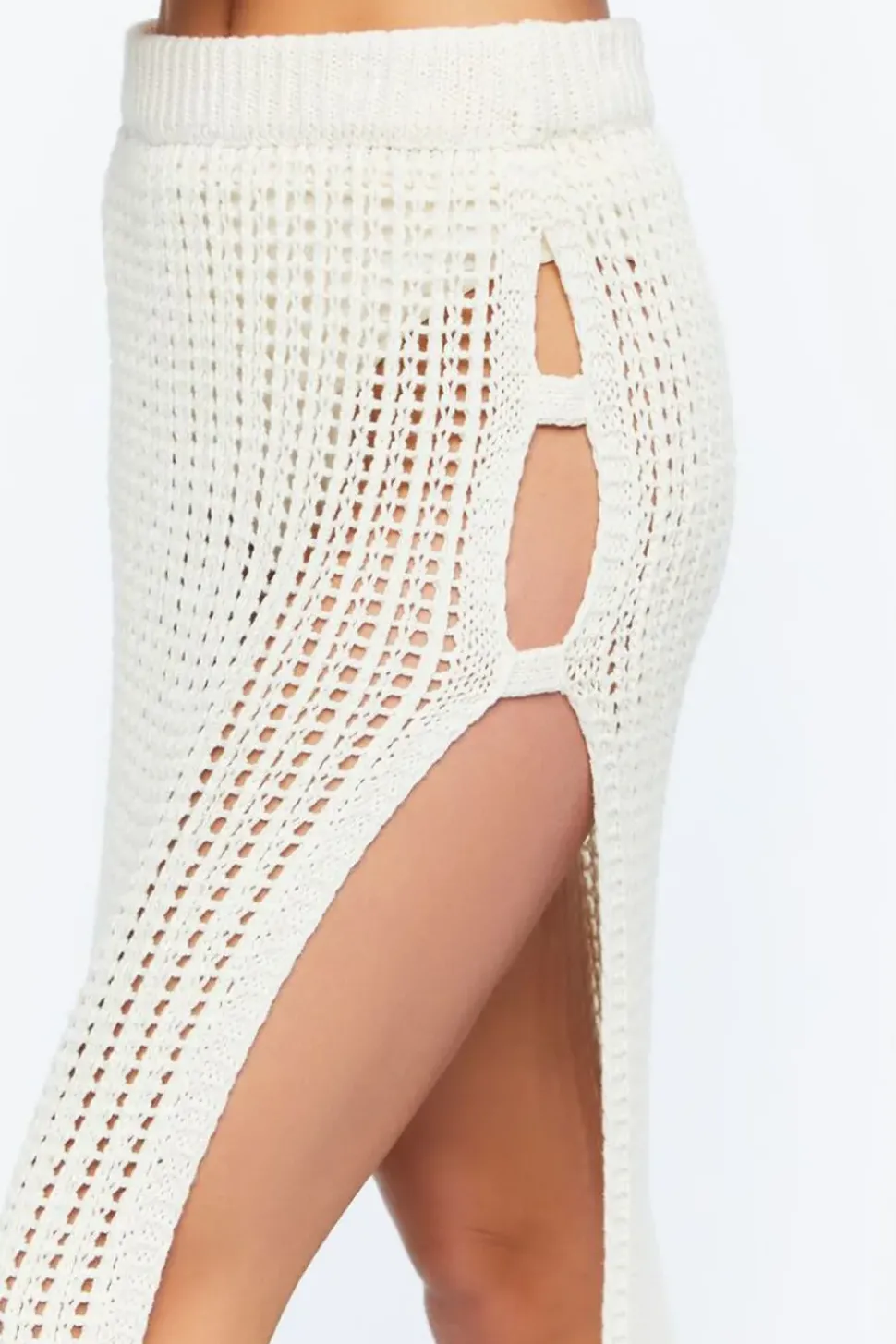 Crochet M-Slit Maxi Skirt