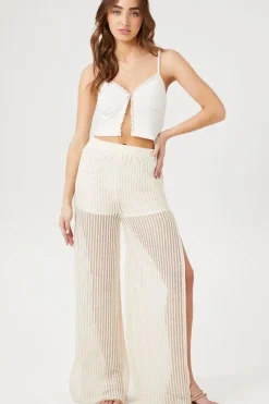 Crochet Slit Pants