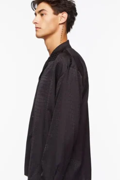 Croc Print Long-Sleeve Shirt