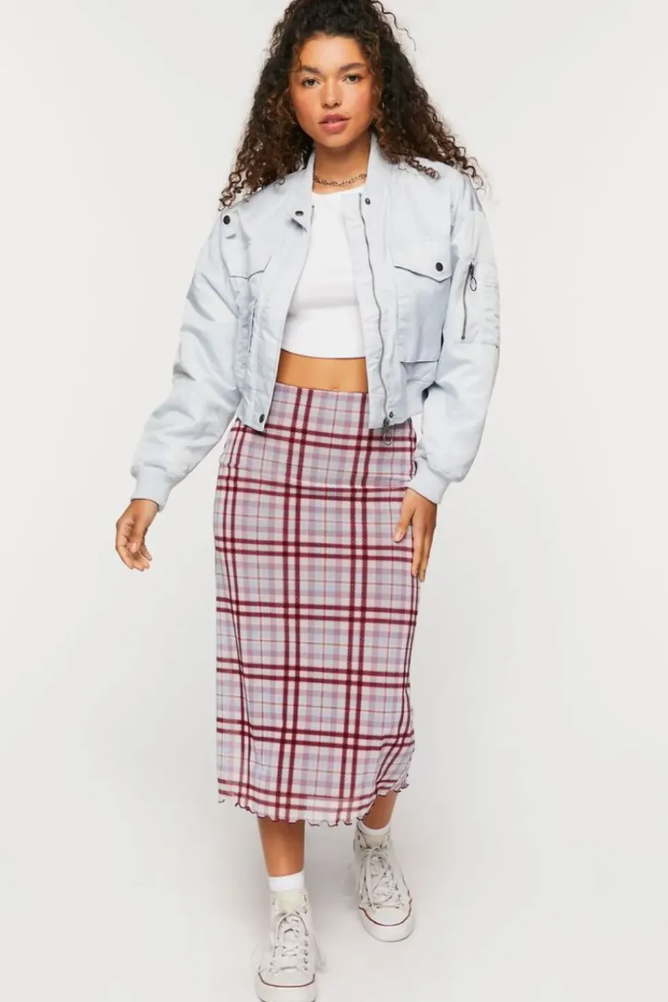 Cropped Bomber Jacket