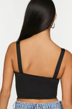 Cropped Bustier Top