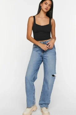Cropped Bustier Top