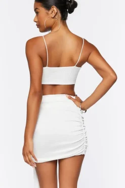 Cropped Cami & Mini Skirt Set