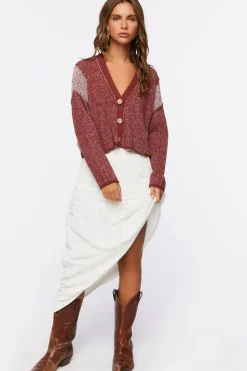 Cropped Cardigan Sweater
