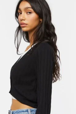 Cropped Cardigan Sweater