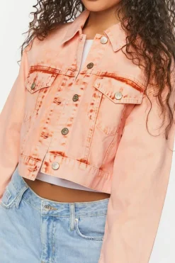 Cropped Denim Trucker Jacket