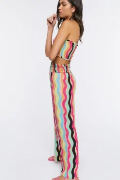 Cropped Halter Cami & Pants Set