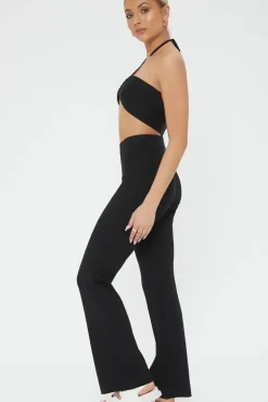 Cropped Halter Top & Pants Set