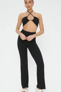 Cropped Halter Top & Pants Set