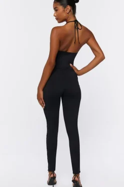 Cropped Halter Top & Pants Set