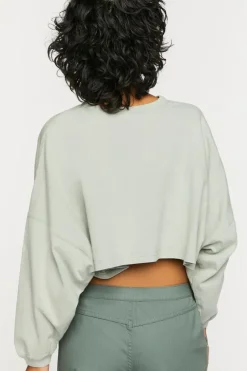 Cropped Long-Sleeve Tee