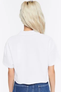 Cropped Polo Shirt