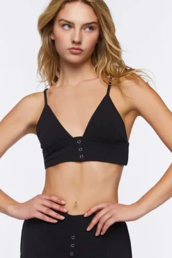 Cropped Rib-Knit Cami