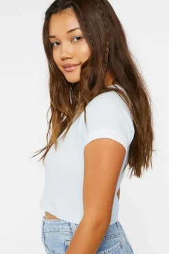 Cropped Ringer Tee