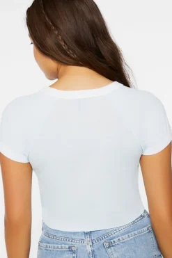 Cropped Ringer Tee