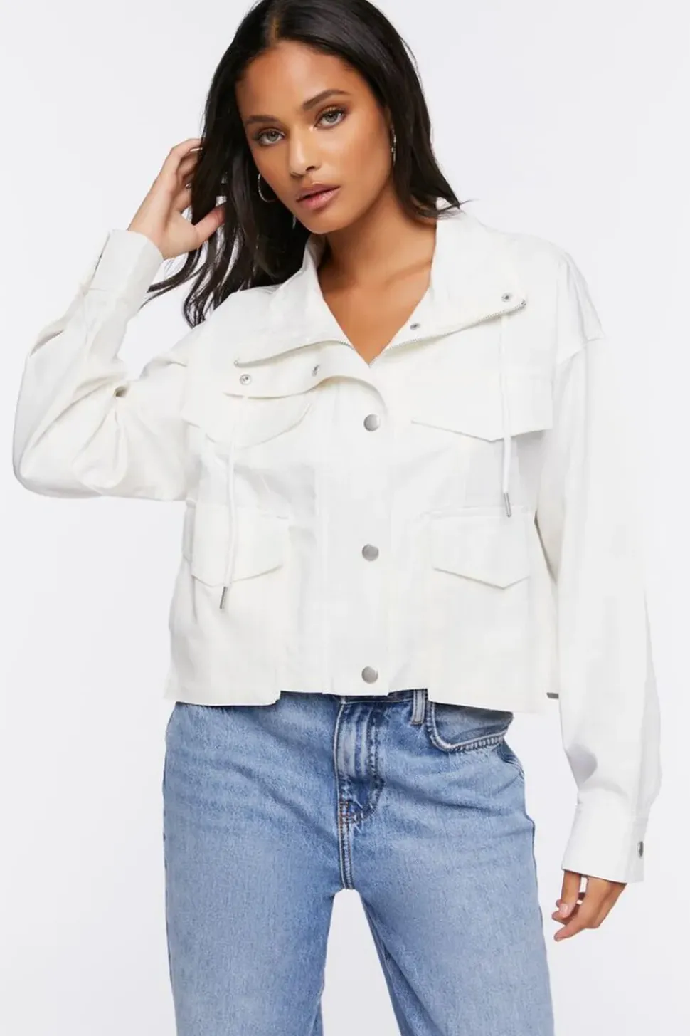 Cropped Trucker Jacket