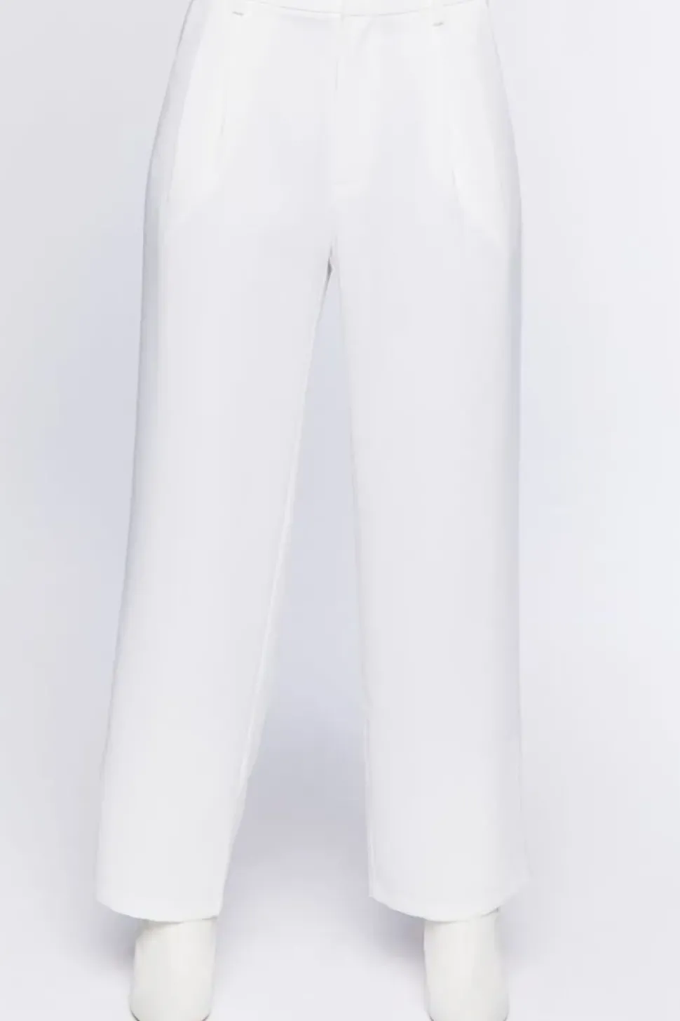 Cropped Wide-Leg Trousers