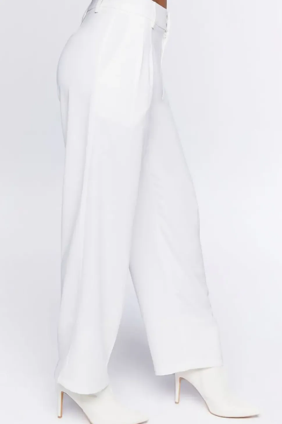Cropped Wide-Leg Trousers