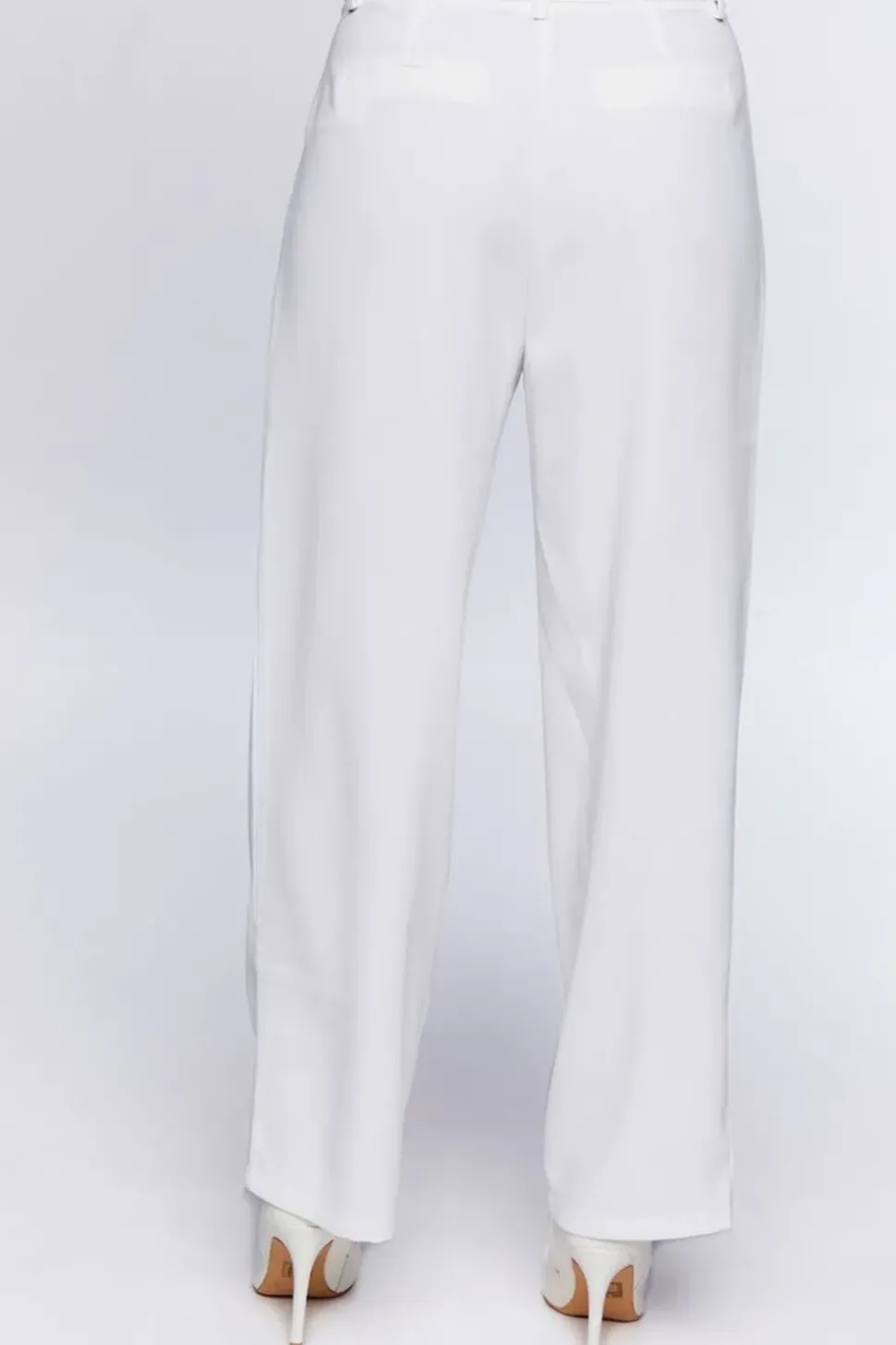 Cropped Wide-Leg Trousers