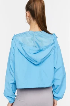 Cropped Windbreaker Jacket