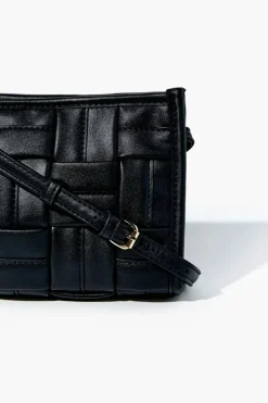Crosshatch Quilted Crossbody Bag