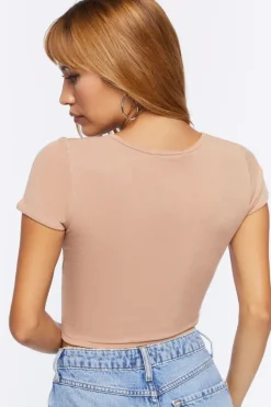 Crossover Cropped Tee