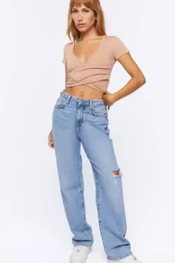 Crossover Cropped Tee