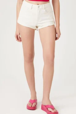Cuffed Corduroy Shorts
