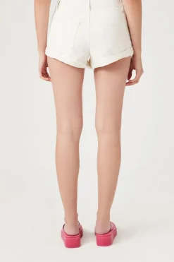 Cuffed Corduroy Shorts