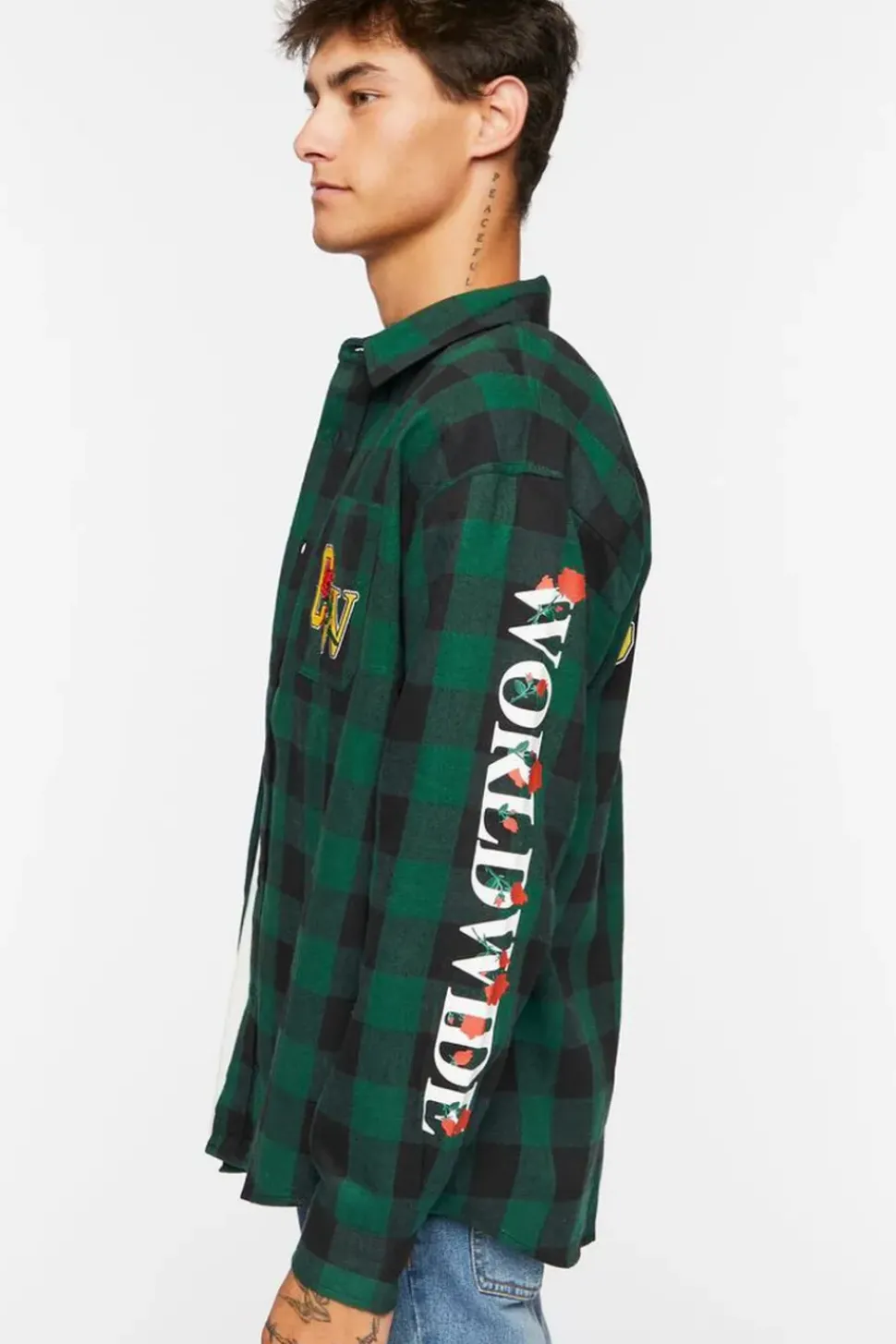 Culture Graphic Plaid Shirt