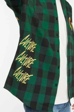 Culture Graphic Plaid Shirt