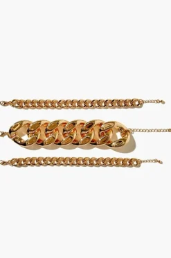 Curb Chain Bracelet Set