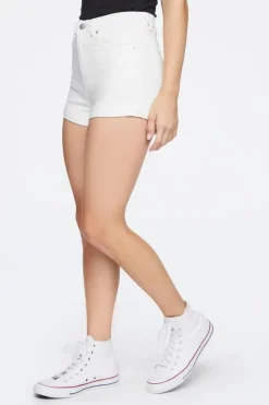Curvy High-Rise Denim Shorts
