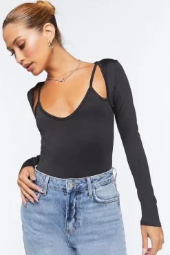 Cutout Cami Bodysuit