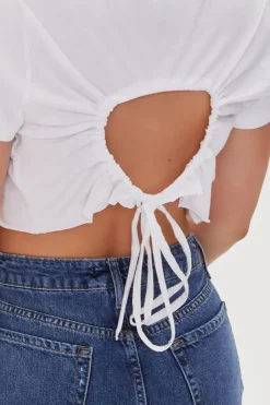 Cutout Cropped Tee