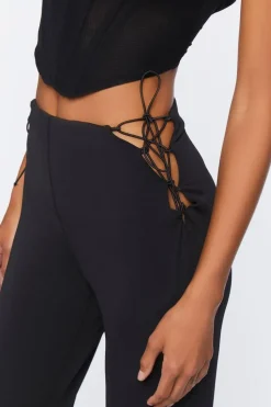 Cutout Drawstring Pants