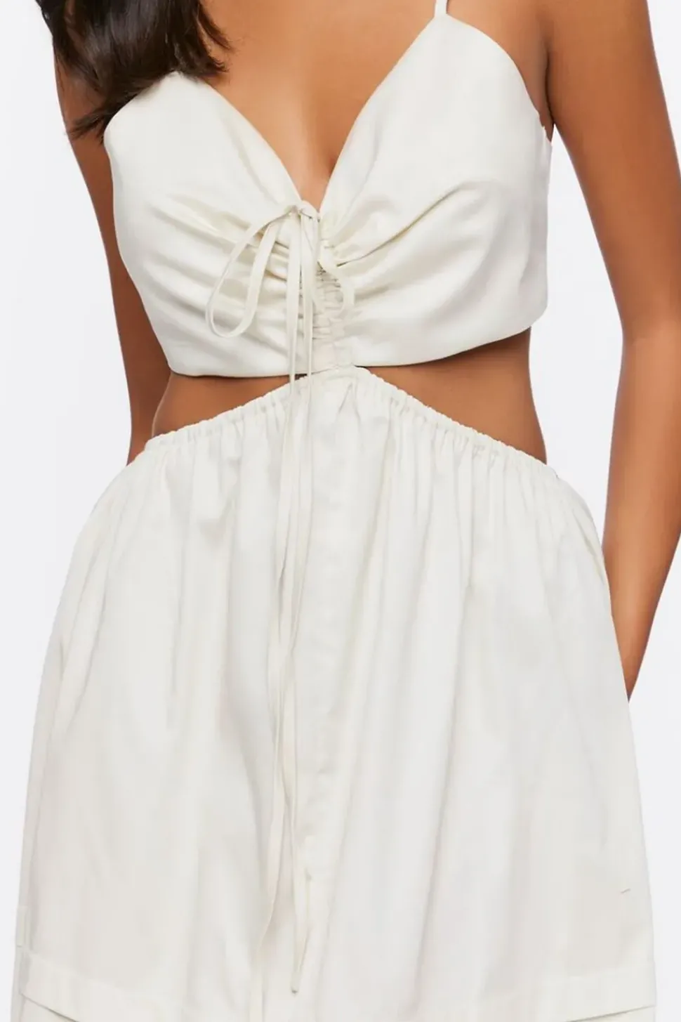 Cutout Fit & Flare Midi Dress
