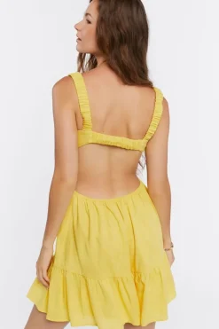 Cutout Fit Mini Dress