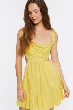 Cutout Fit Mini Dress