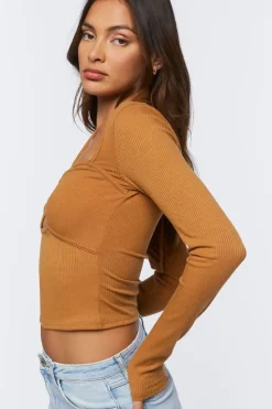 Cutout Halter Crop Top