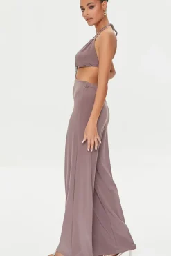 Cutout Halter Jumpsuit
