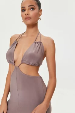 Cutout Halter Jumpsuit