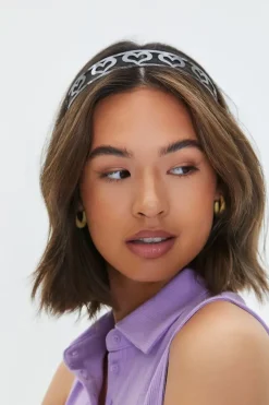 Cutout Heart Headband