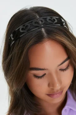 Cutout Heart Headband