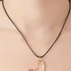 Cutout Heart Pendant Necklace