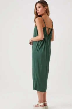 Cutout Midi Cami Dress